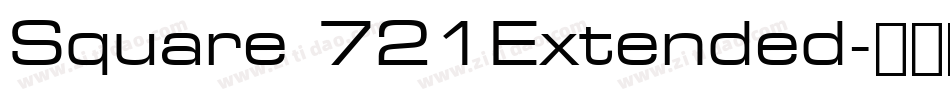 Square 721Extended字体转换